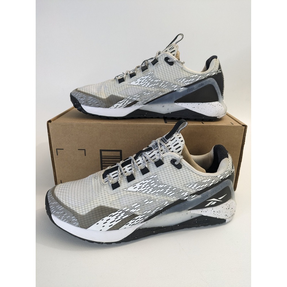 Reebok‎ Men's Nano X1 TR Adventure Cross Trainer, White/Black, 8.5
